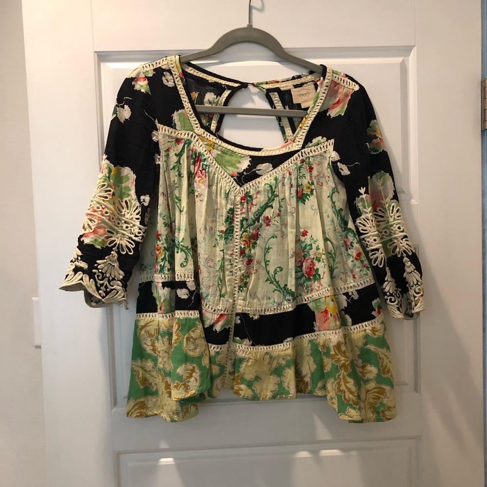Anthropologie swing Blouse